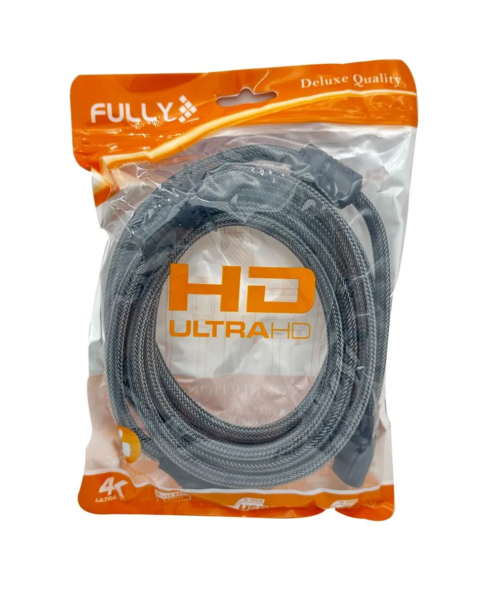 HDMI Kablo 10 Metre Örgülü - Uzun Mesafe Dayanıklı