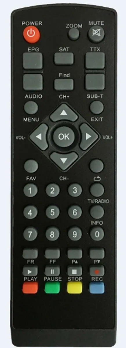 Microstar 29Hh Uydu Kumandası - Yedek Kumanda