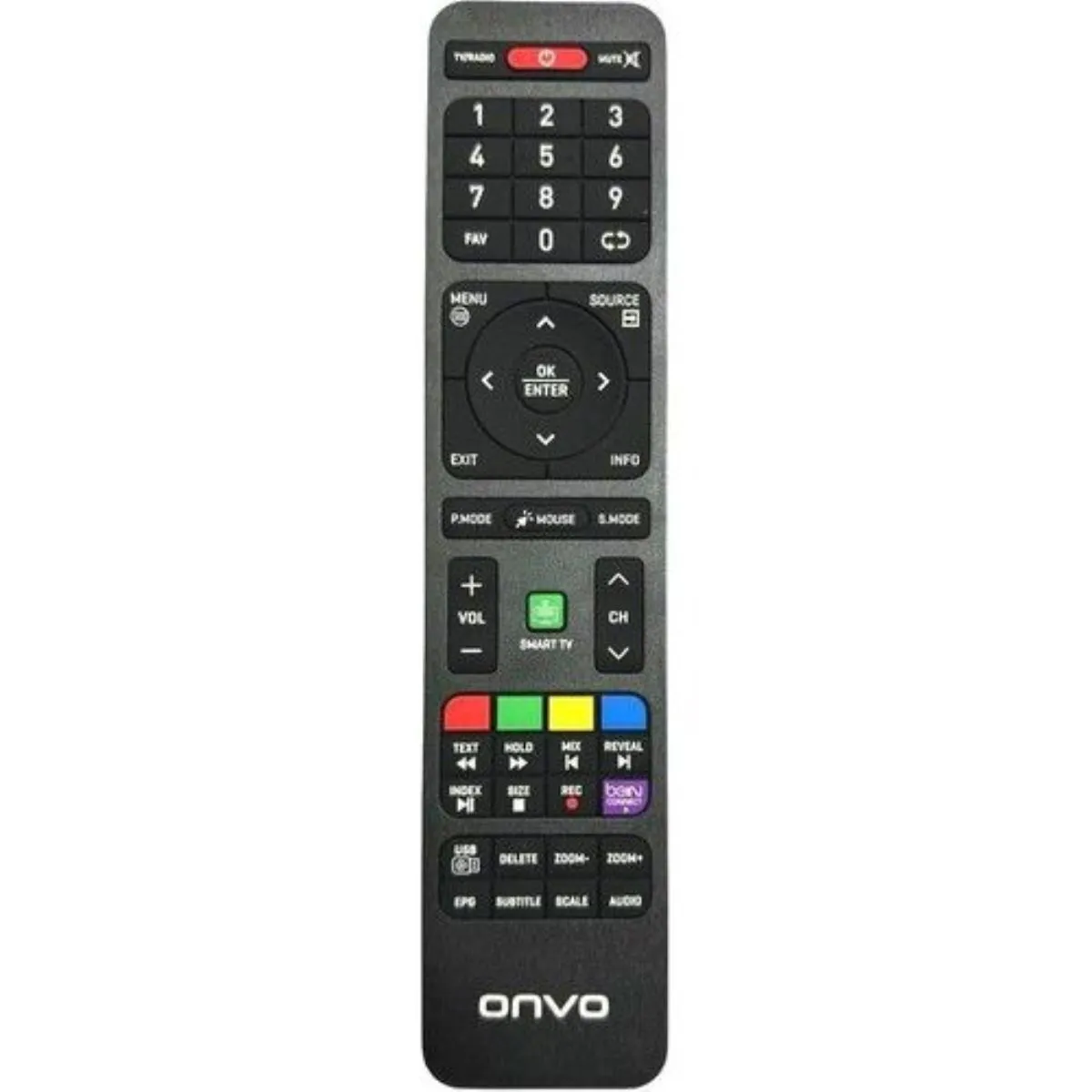 Onvo 302K beIN Connect Tuşlu Uyumlu LCD TV Kumandası