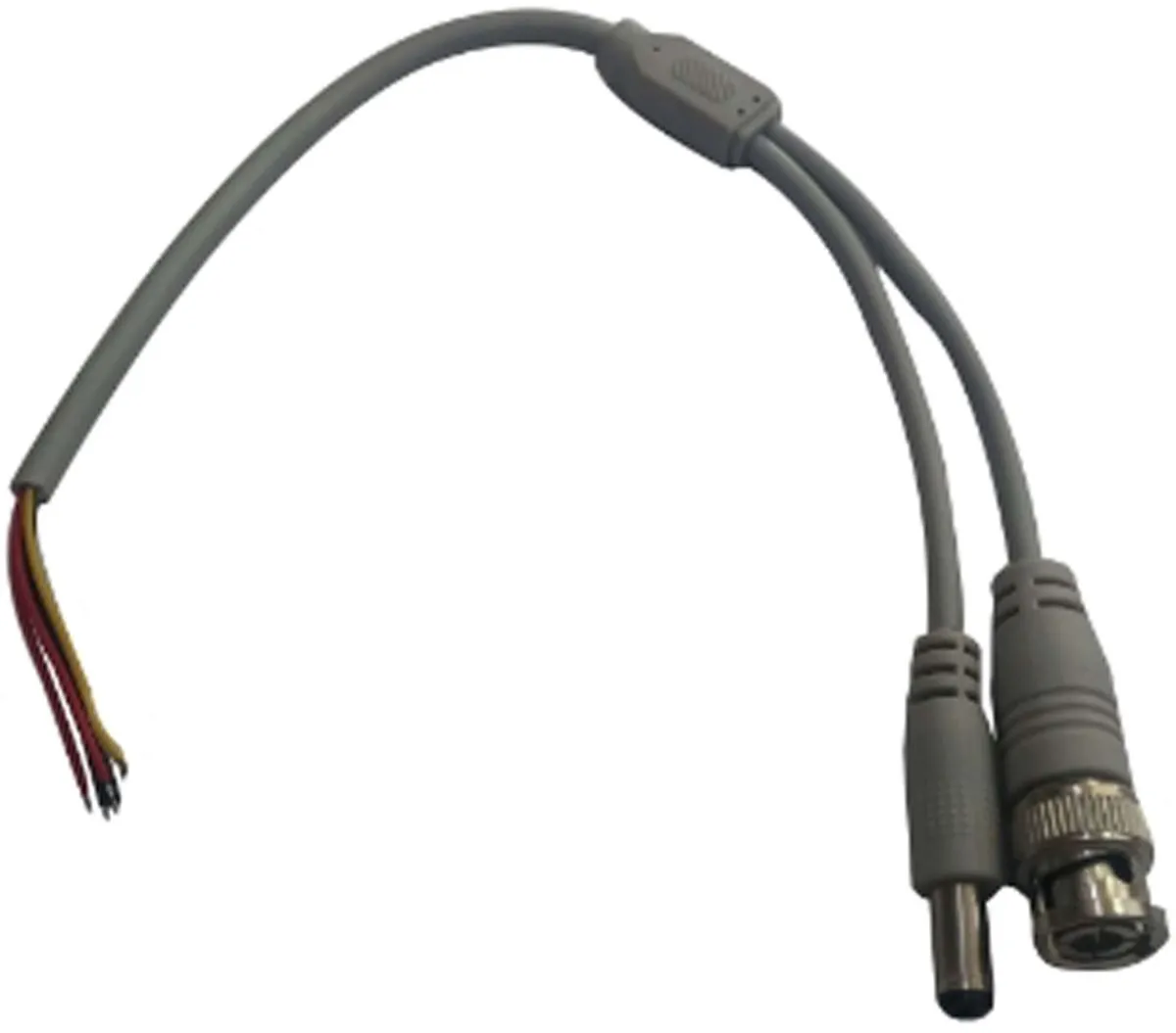 BNC + DC Kablo 35 Cm - Görüntü ve Güç Bir Arada