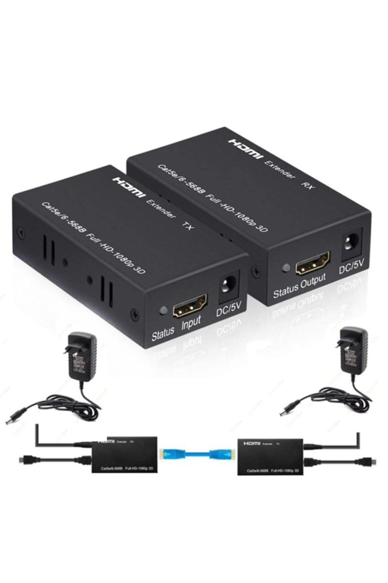 HDMI 60 Metre Extender - Uzun Mesafe Görüntü Aktarımı