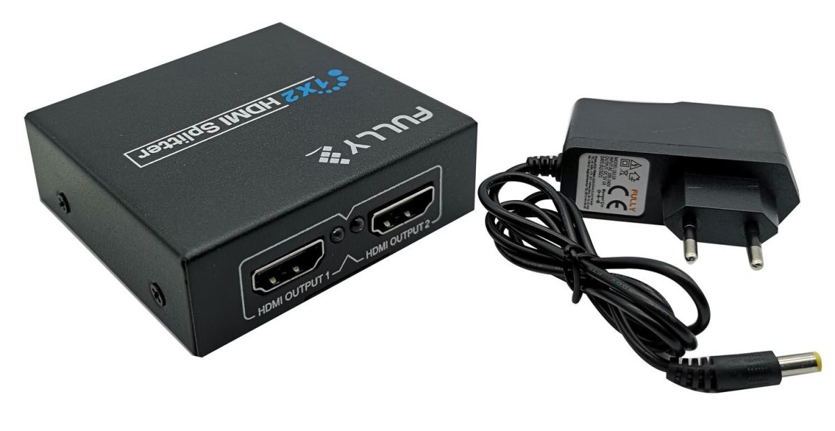HDMI Splitter 2 Port - Tek Kaynaktan 2 Ekrana