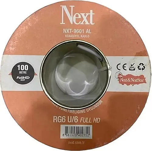 Ye-9601Al Rg6 U6 100 Mt Anten Kablosu