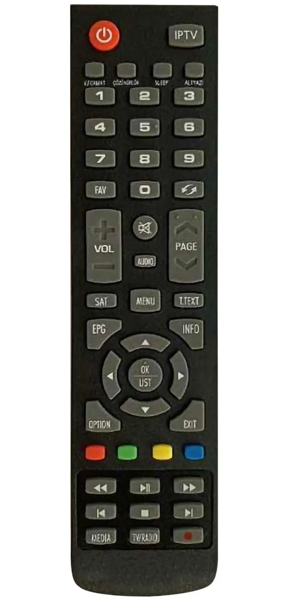 Arnix Hiremco 23E Uydu Kumandası - IPTV Uyumlu Kumanda