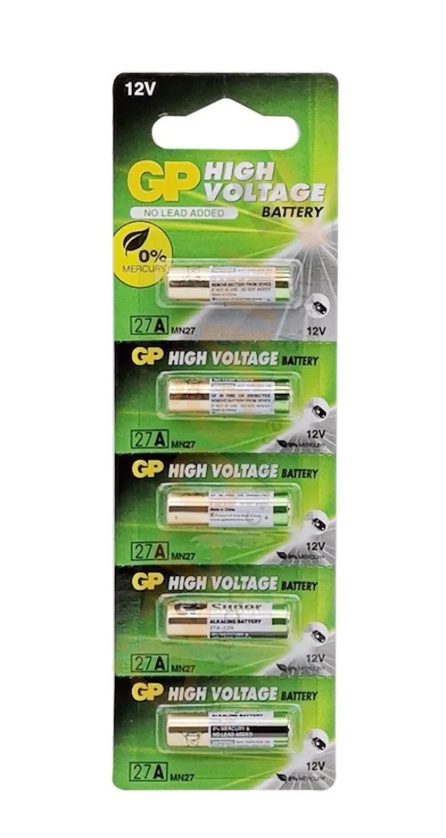 Gp 27A 12V Alkalin Pil 5'li Blister Paket