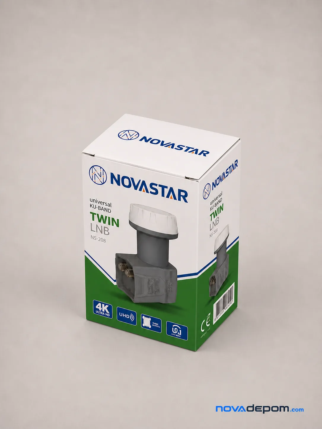 Novastar Çiftli LNB, 2 Çıkışlı Uydu LNB'si