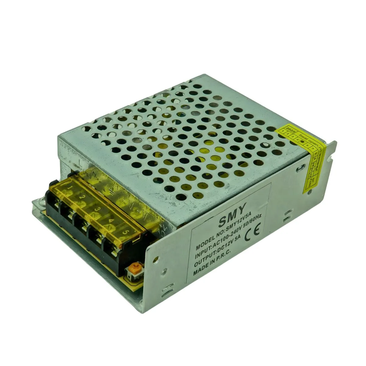Smy 12V 5A Geniş Kasa Metal Adaptör