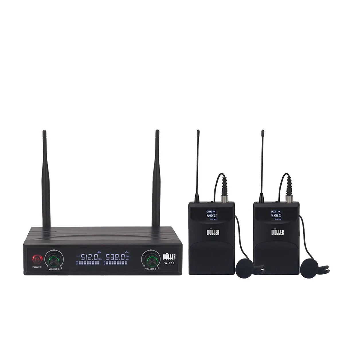 W-950Yy 2 Yaka Mikrofonlu Kablosuz Telsiz Seti