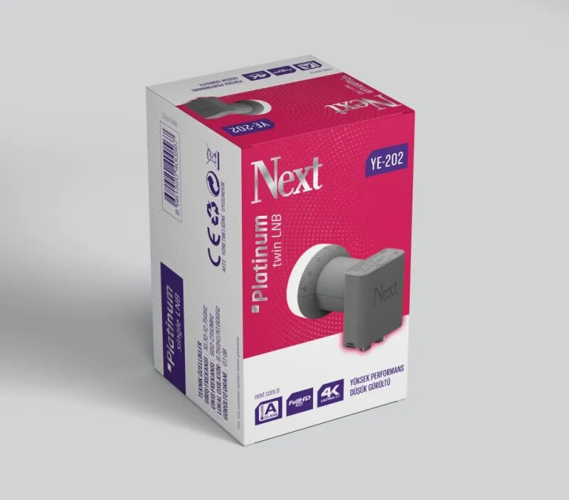 Ye-202 Platinum Twin LNB, 2 Çıkışlı Uydu LNB'si